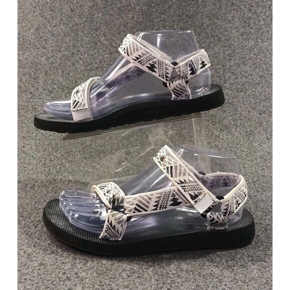 Teva Original Universal Sandal Boomerang White/Gray Women’s Sz 7 - Picture 1 of 11